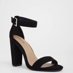Torrid wide width ankle strap heel sandal